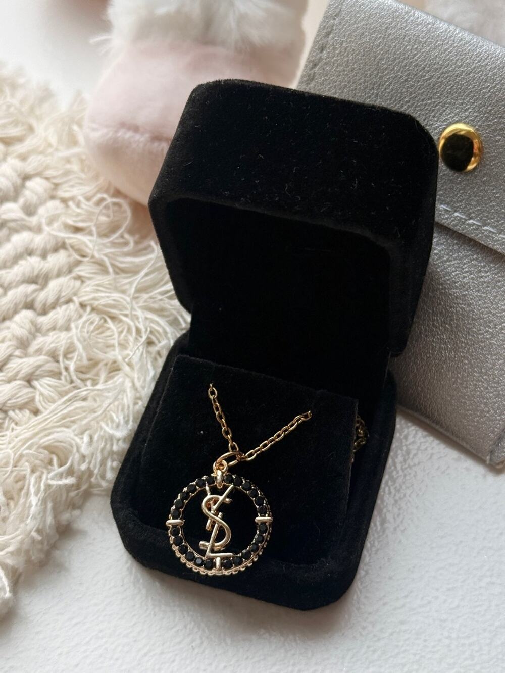 🎁BOGO Sale! Vintage ONLY 1! YSL Upcycled Necklace